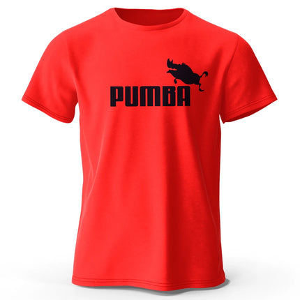 Joke The Pumba Printed Men's T-Shirt 100_ Cotton Oversized Funny Graphic Tees for Men Summer Tops Fashion Printed
