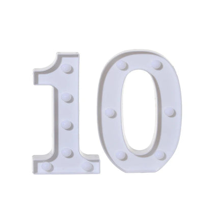 2Pcs Number 16 18 21 30 Led Light String Happy Birthday Party Decoration Wedding Anniversary Adult Birthday Party Gift Light Led