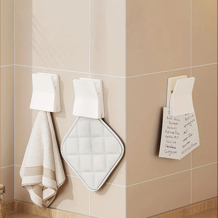 Kitchen Rubber Glove Holder Dishwashing Gloves Hook Rag Towel Clip Organizer Household Cleaning Hanger Rack Accessories