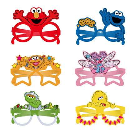 Cute Sesamess Happy Birthday Decor Elmo Balloons Cookie Monster Plate Cup Stickers Party Glasses Party Supplies Event Gifts