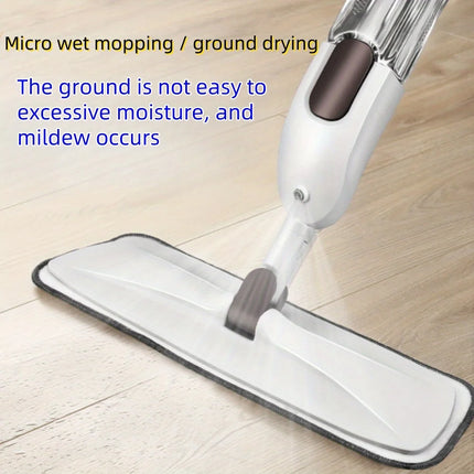 New Spray Mop Broom Set with Reusable Microfiber Pads Rotating Dry & Wet Household Flat Mops for Cleaning Home Floor Magic Tool