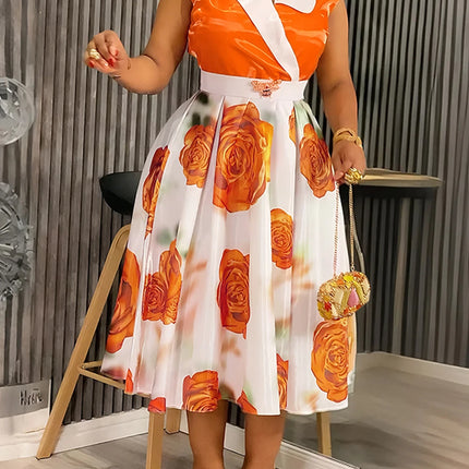 African Dashiki Print Maxi Dresses Elegant Office Ladies Overalls Clothing Party Prom Birthday Women Dress Turkey Ankara Outfits