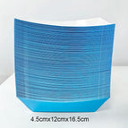 Blue Food Trays / 48pcs