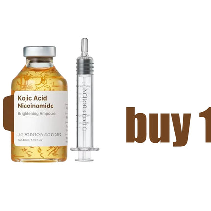 Kojic Acid Niacinamide Whitening Serum Dark Spot Remover Brightening Cream Freckle Mask Fade Acne Scars Melasma Dull Skin