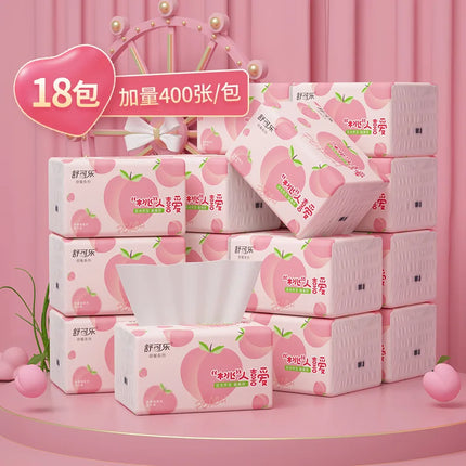 18-30 Packs Of Soft Tissue Paper, Affordable Household Napkins, Toilet Paper, Skin Friendly Facial Tissue Paper
