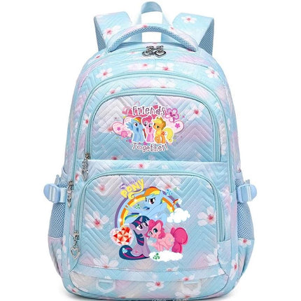 My Little Pony Colorful School Bags Junior/senior High school Oxford cloth backpacks Boys and Girls double-shoulder school bags
