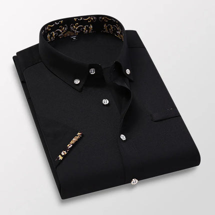 Men's Clothing  Arrival Men Shirt, Fashion Causal Long Sleeved Male Dress Social Business Cotton Shirt Soft Weeding White Shirts