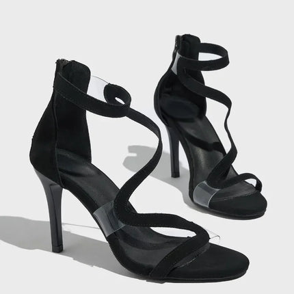 High-heeled Sandals, Women's Slim Heel Strap, Outdoor Fashion, Roman Style Plus Size Sandals Platform Women Shoes