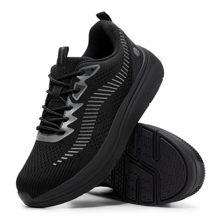FitVille Men'S Wide Width Orthopedic Walking Sneakers  Lightweight Comfort Tennis Shoes For Gym Workout, Foot Pain Relief For Plantar Fasciitis, Wide Feet & All Day Standing