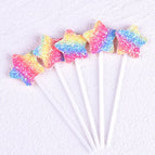 5pcs colorful star