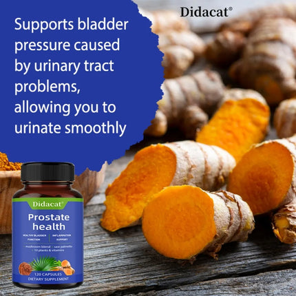 Saw Palmetto Formula Supports Prostate Health and Helps Relieve Urinary Frequency and Control Bladder Function