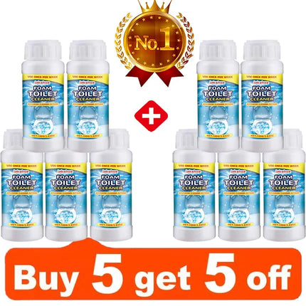 Foam Toilet Cleaner Deep Cleaning Strong Decontamination And Odor Removal Suitable For Squat Pits Urinals Toilet Tanks