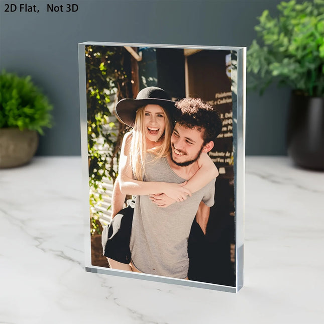1PC Custom Photo   Acrylic Personalized Gift For Family Mom Friends Birthday Anniversary Wedding Valentine