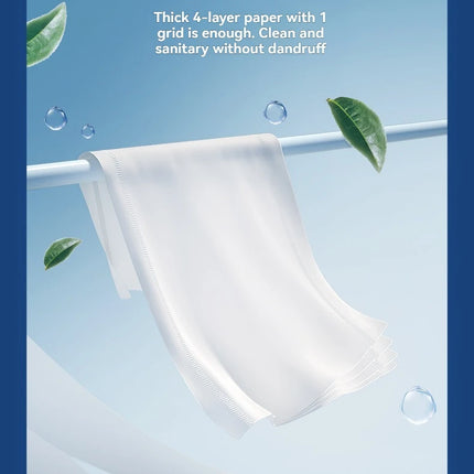 10PCS roll household paper towel in the name of roll paper, four layers of thick core roll toilet paper, toilet paper