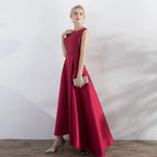 Dark Red / 10 / Floor Length|CN
