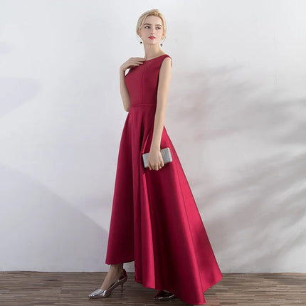 Satin Elegant Long Prom Evening Guest Summer Dresses For Women 2023 Sexy Host Wedding Bridesmaid Party Ball Gown Maxi Vestidos