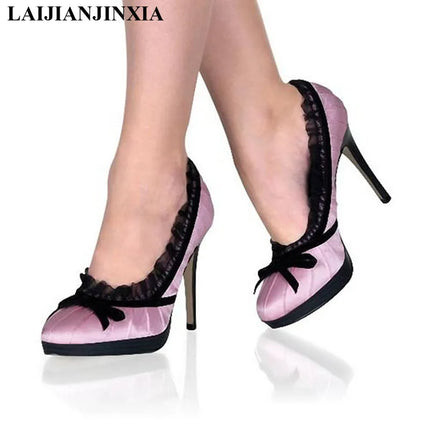 New 13CM/5inches PU Upper Fashion Sexy Exotic High Heel Platform Party Women Pumps Pole Dance Shoes D127