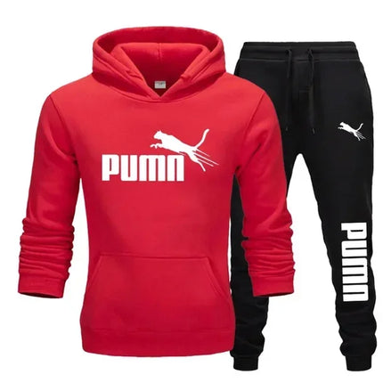 2026 Ne w Autumn and Winter Men's Pullover Hoodie and Pants Two-Piece Set Fashionable Trendy Fitness Casual Sportswear