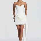 strapless white / S