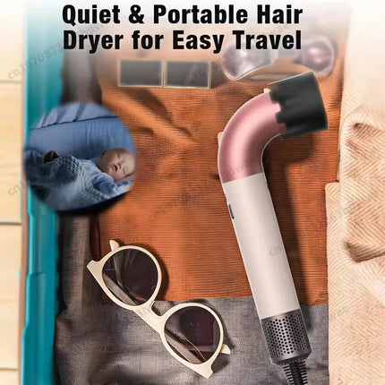 100-110v Hair Dryer Ionic Ceramic Cabello Leafless Hairdryer Electric Blow Drier Professional Heat Air Blower Leaf Ion Blowdryer