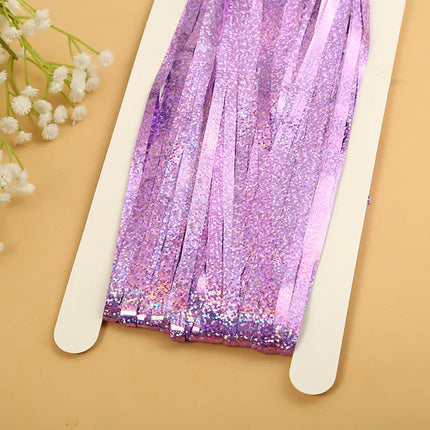 Cheap as a Party Metallic Tinsel Foil Fringe Curtains Backdrop for Birthday New Year Eve Party Photo Wedding Baby Shower Decor