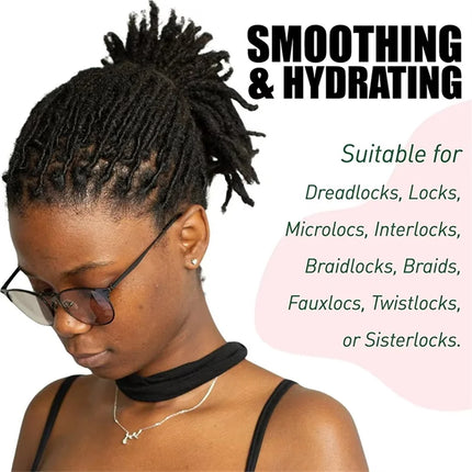 9.5oz Braids Locking Gel Twist & Lock Braid Conditioner Strong Hold Non Greasy Dreadlocks Moisturizer Rose Water Treatment Cream