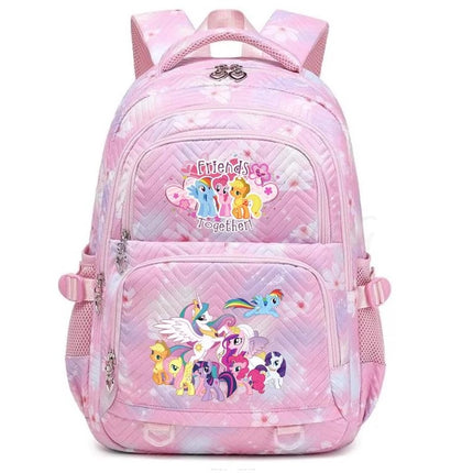 My Little Pony Colorful School Bags Junior/senior High school Oxford cloth backpacks Boys and Girls double-shoulder school bags