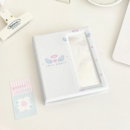 Cartoon Photo Booth Album For 40 Pcs 2x6 Inch Photo Strips Bookmark 20 Pcs 4x6 4R Photo Holder 40 Pages