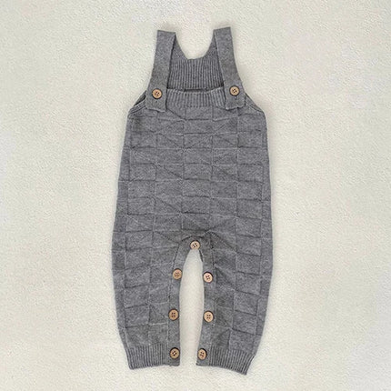 2025 New Autumn 0-24M Children Clothes Newborn Baby Girls Knitted Bodysuits Long Sleeves Lace Splice Korean Style Climbing Suit
