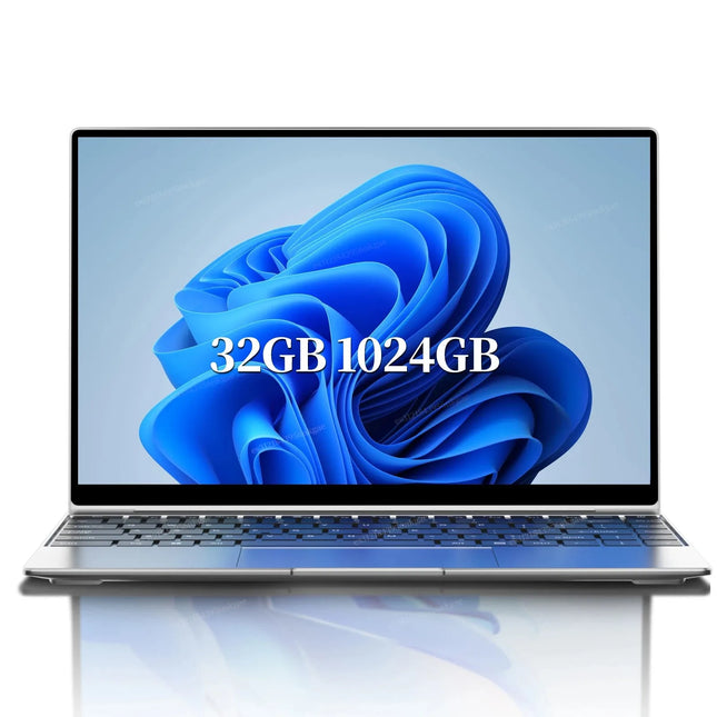 Ultra Slim 14.1 Inch Laptop 32GB DDR4 2TB SSD Intel Core i7 8650U Windows 11 1920x1080 HD Gaming PC Gamer Office Notebook
