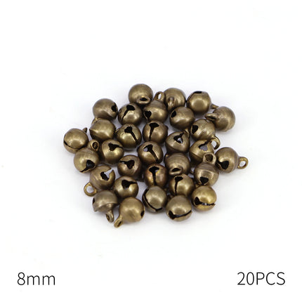 Bronze Bells Small Copper Jingle Bells Loose Beads Hand make Accessories Jewelry Home DIY Christmas Tree Festival Party Tree