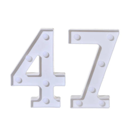 2Pcs Number 16 18 21 30 Led Light String Happy Birthday Party Decoration Wedding Anniversary Adult Birthday Party Gift Light Led