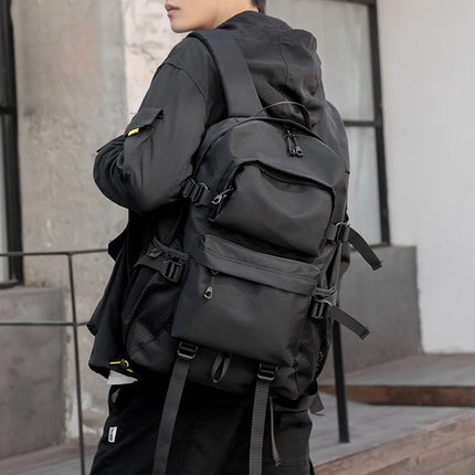 Japanese Style Backpack Men Large Capacity Laptop Bag Functional Casual Backpacks Men Waterproof Travel Bags Students Schoolbag