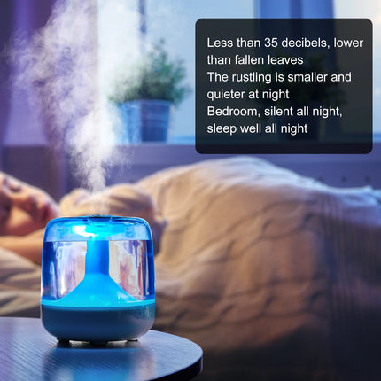 Mini humidifier Small household large capacity spray aromatherapy machine USB humidifier 7 color light mute operation