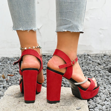 2025 New Women High Heels Sandals Elegant Heels Woman Luxury Designer Sexy Sandals Women Fashion Shoes Women Sandalias De Mujer