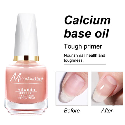 12/20ml Strong Nail Strengthener Calcium Protein Formula Strong Nails Hardener Protect Soft Thin Nails High Quality Repair Suppl