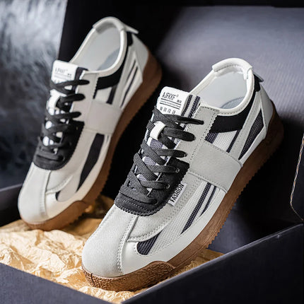 [Men's Skate Sneakers] Sneakers - Men's New Spring/Autumn Skate Shoes - Classic and Versatile - Fashionable and Trendy - Suitable for Daily Wear and Outdoor Leisure - Ideal as Birthday Gifts, Christmas Gifts, and Halloween Gi