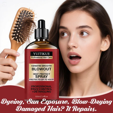 YUITIKUE Heat Protect Hair Oil, Keratin Blowout Treatment for Smooth, Frizz-Free Hair 1 sold byWildflower Wonders S... (4.1 | 10