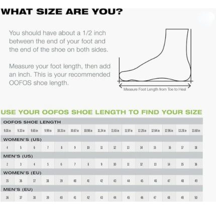 OOFOS Sandals - Lightweight Recovery Shoes Slippers Men Women Soft Bottom Indoor Home Slides Sandals Light Beach Shoe