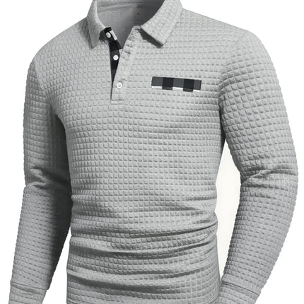 2025 New Spring and Autumn Europe Men Knitted Grid Texture Casual Large hoodie Jumper Small Plaid Jacquard Men clothing