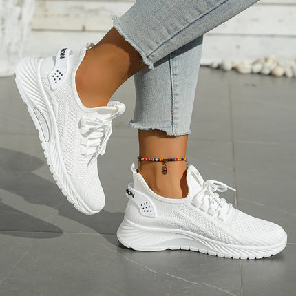 Women Shoes Casual Sneaker Fall New Fashion Leisure Sports Single Shoes Wholesale Cross-Border Factory Trend Fly Weaving