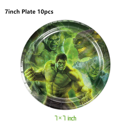 The Avengers Hulk Latex Balloon Superhero Foil Ballons Green Anger Cake Topper Happy Birthday Banner Party Decor Kids Gift Toys