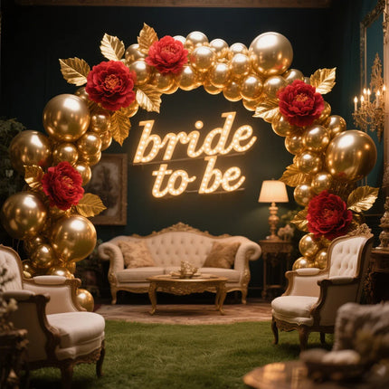 Metallic Glossy Balloon Chrome Metallic Gold Balloons Birthday Bride To Be Wedding Valentine's Day Decoration Anniversary Globos