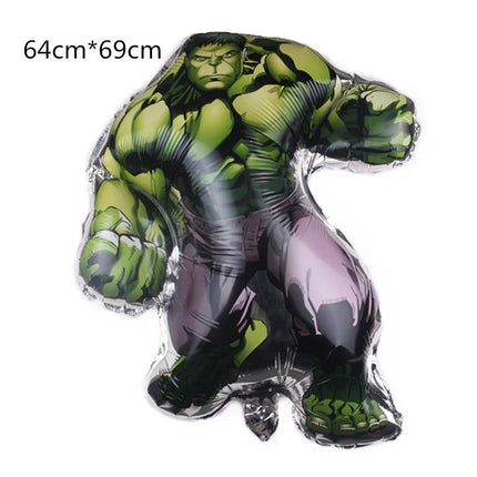 The Avengers Hulk Latex Balloon Superhero Foil Ballons Green Anger Cake Topper Happy Birthday Banner Party Decor Kids Gift Toys