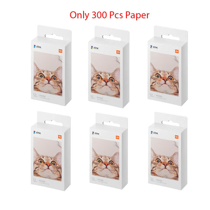 Original Xiaomi ZINK Pocket Printer Paper Self-adhesive Photo Print 50pcs Sheets Xiaomi 3-inch Mini Pocket Photo Printer