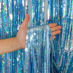 laser light blue / 1m wide X 2m high