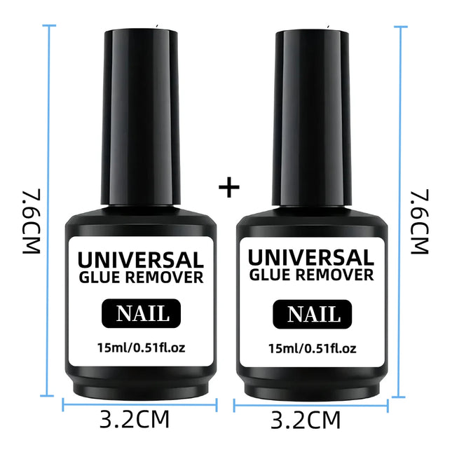 15ml *2 pieces Glue remover Cleaner liquid For False Nails/Sticker/Decorations Easy Remover