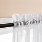 White / 132cm x 114cm 1pcs / Rod Pocket