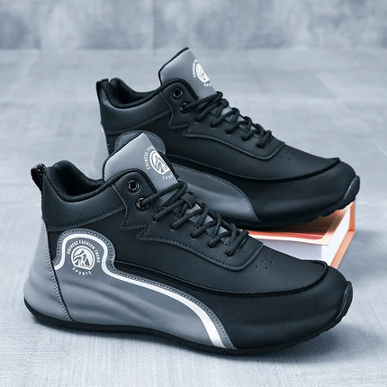 Men'S Shoes New Casual Sneakers Shock-Absorbing Breathable Running Shoes Men'S Wear-Resistant Thick-Soled Skate Shoes