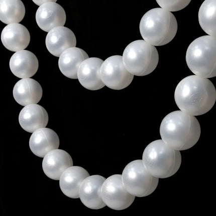 Wedding Backdrop Wall Decor - Faux Large Pearl - DIY Beaded Garland White Ball Pendant & Figurine